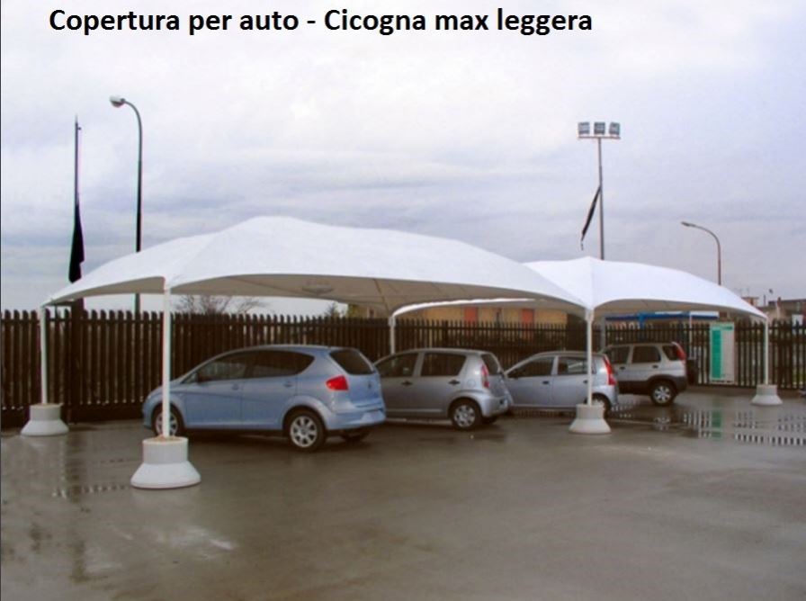 TETTOIA PER AUTO AUTOPORTANTE